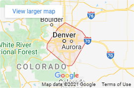 denver aurora map
