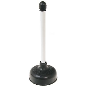 black and white plunger
