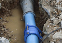 leaking joints in pipe