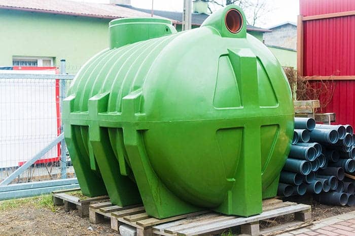 image showing a huge septic tank