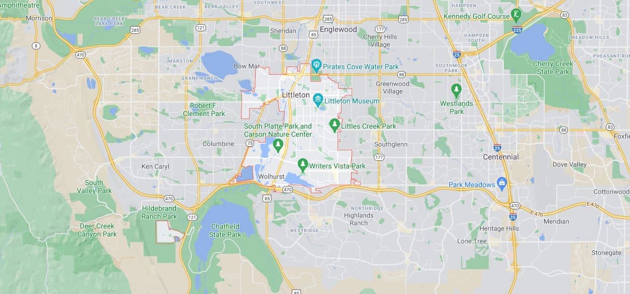 Littleton map